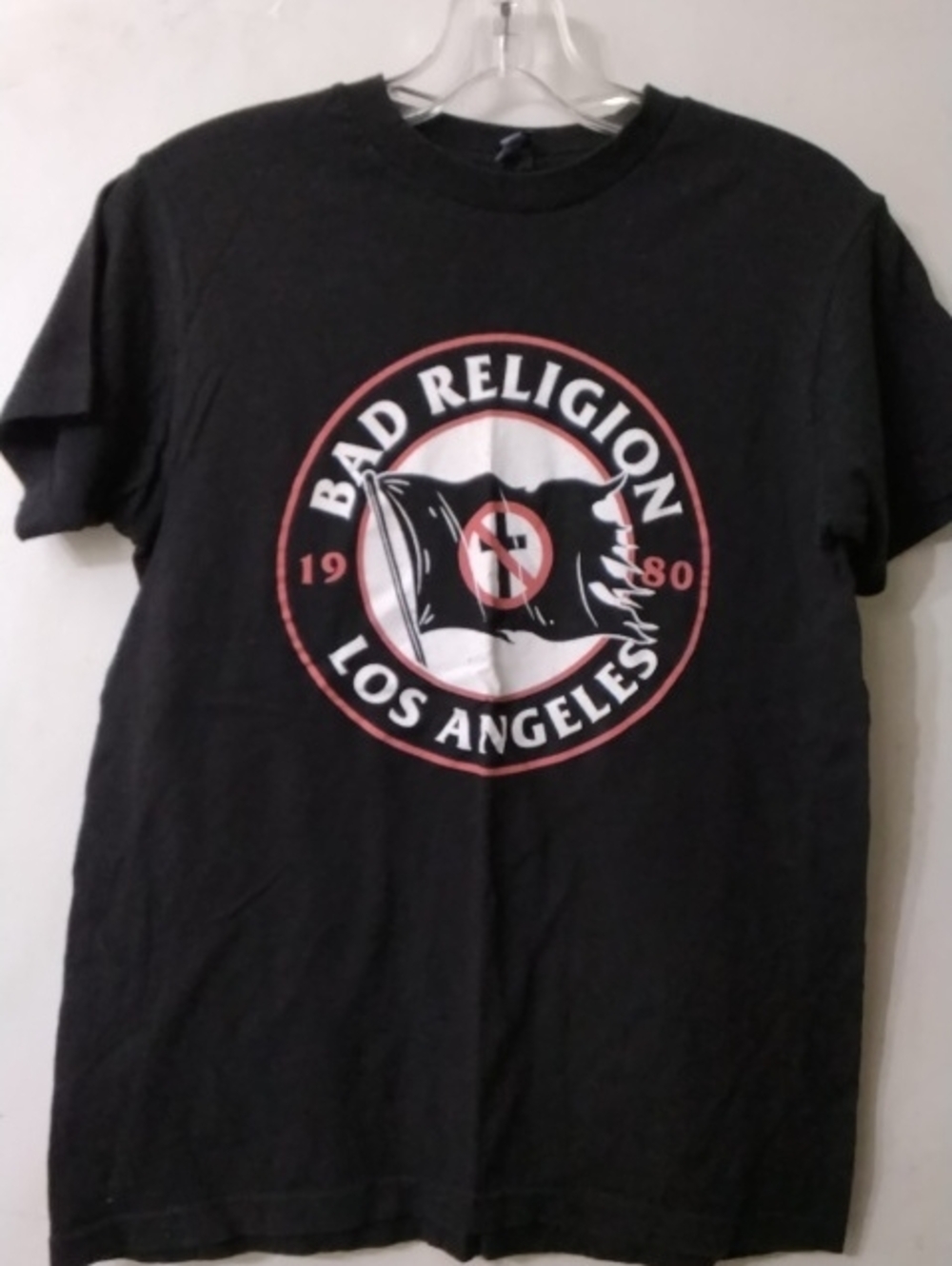 Vintage Y2K, Bad Religion Los Angeles Black Band Graphic Tee Men's Sz Small